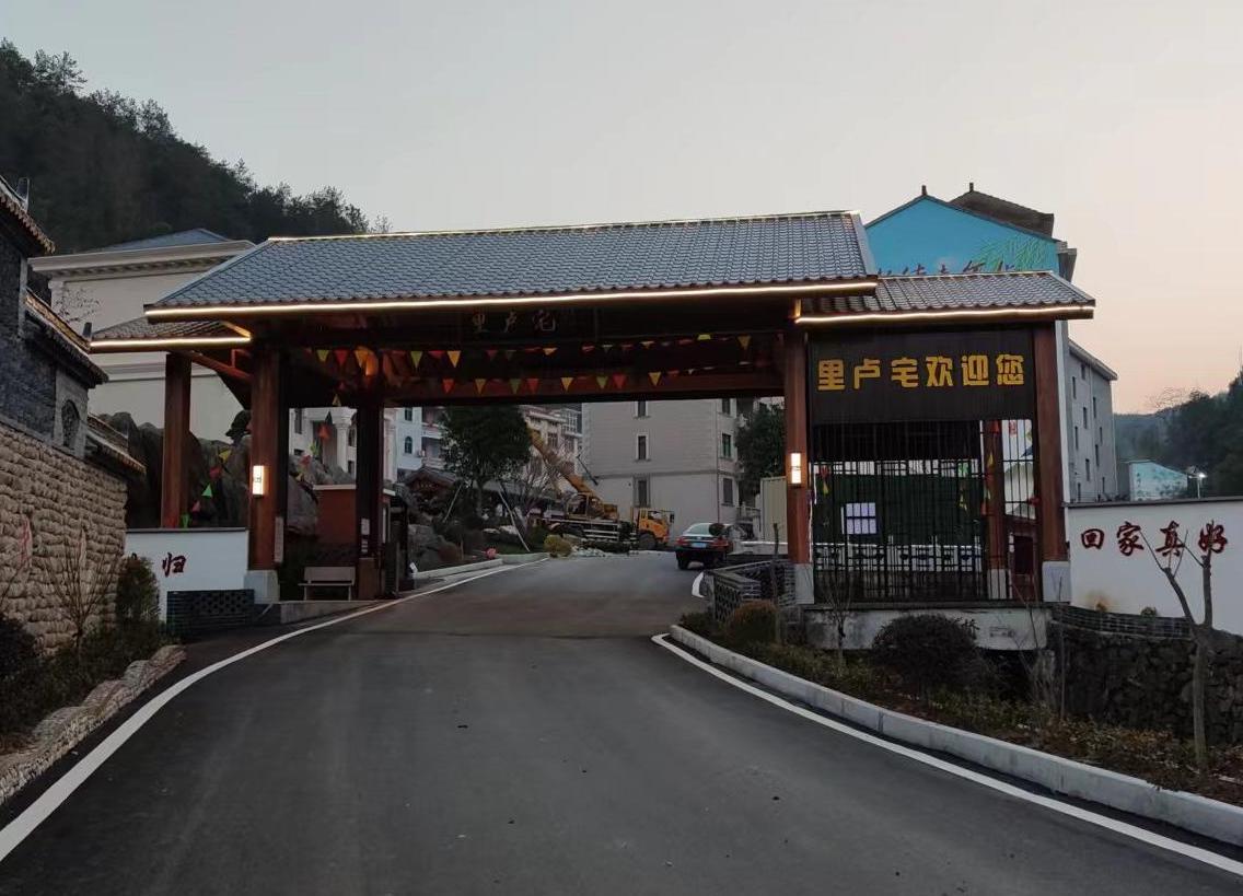 新中式鋼木結(jié)構(gòu)門樓